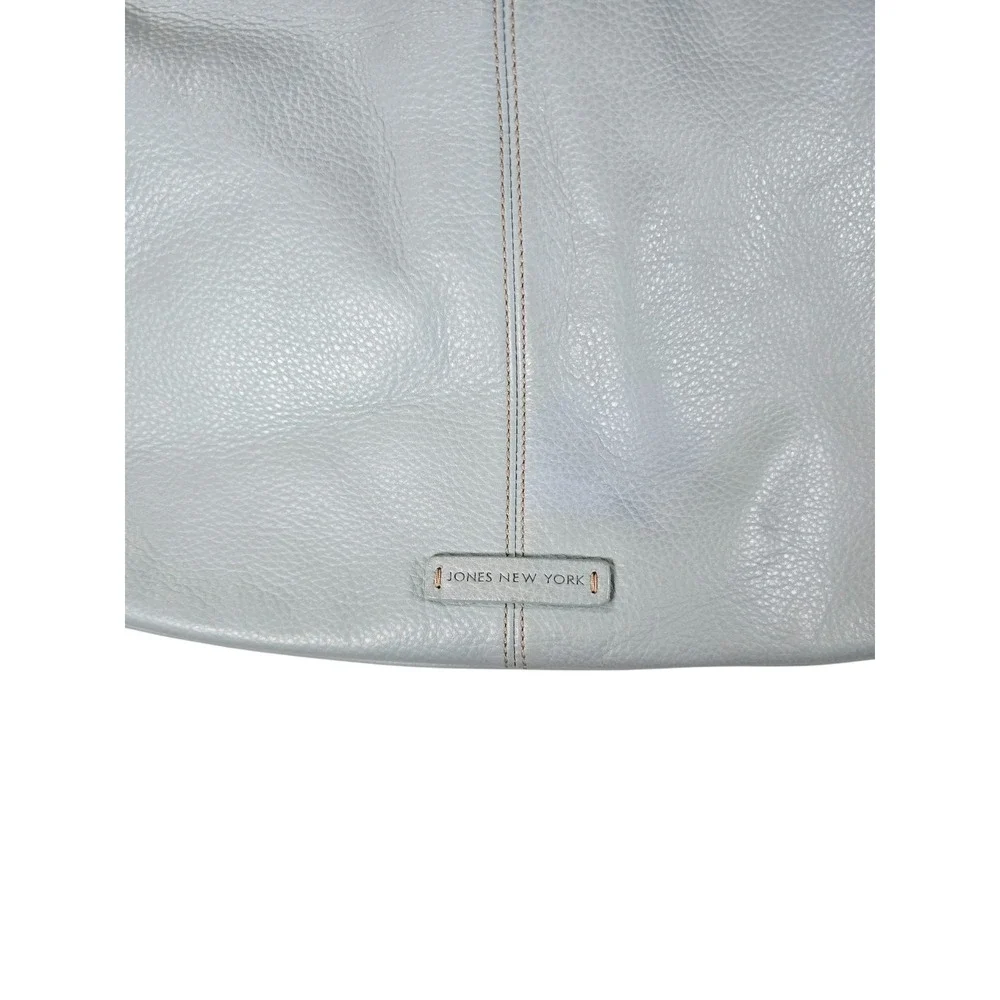 Jones New York Faux Leather Shoulder‎ Bag Purse Handbag Mint Green Medium